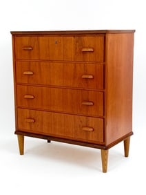MID-CENTURY DANISH TEAK CHEST C. 1960