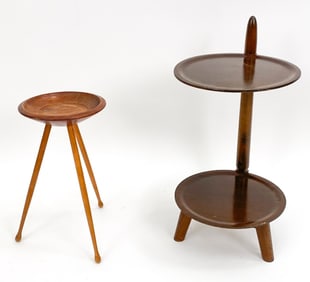 (2) EDMUND JORGENSEN DANISH SIDE TABLES C.1950