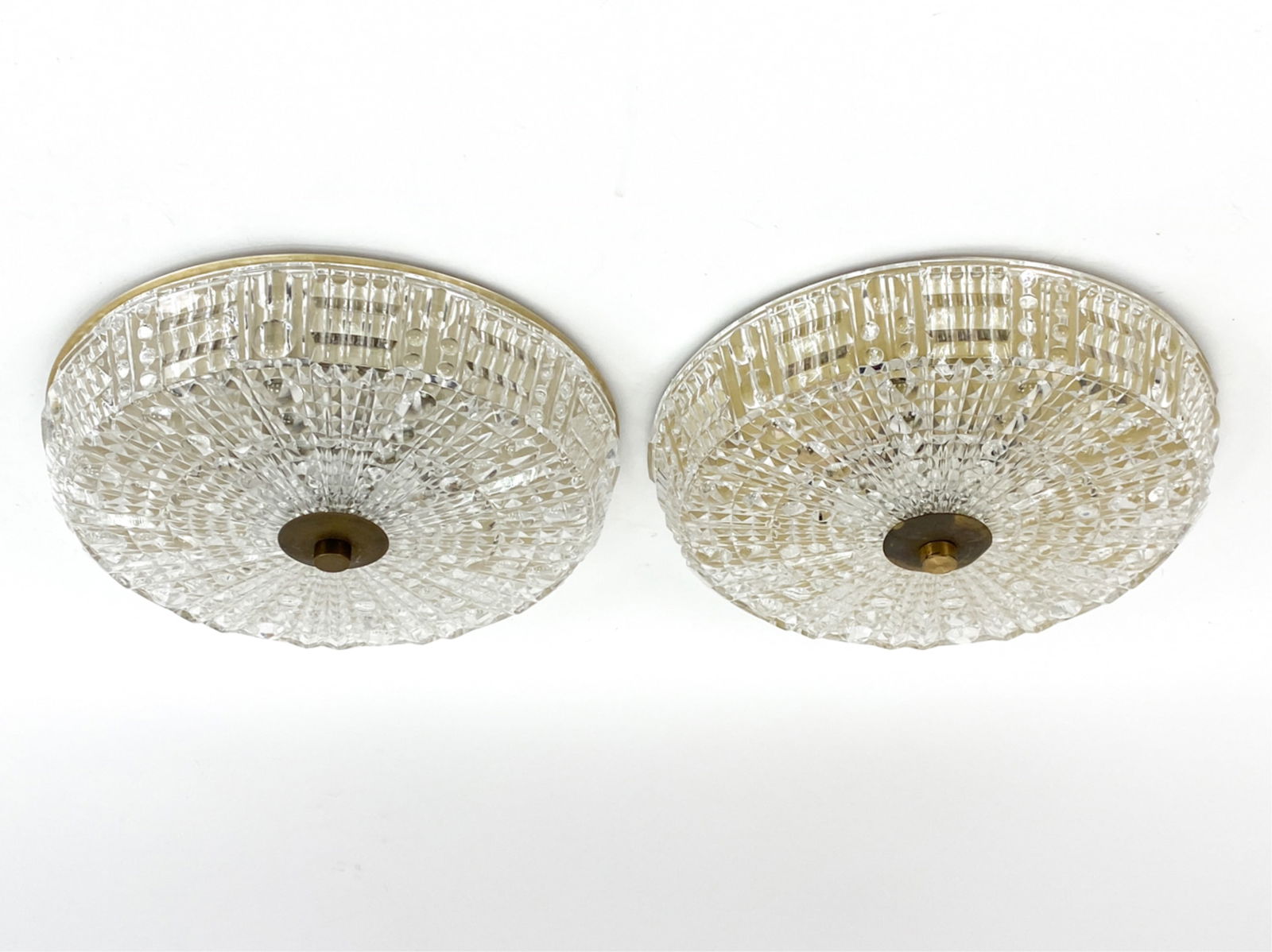 PAIR CARL FAGERLUND FOR ORREFORS PENDANT LIGHTS (1 of 12)