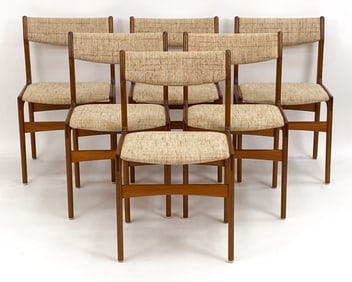 (6) ERIK BUCH O D MOBLER MODEL 49 DINING CHAIRS