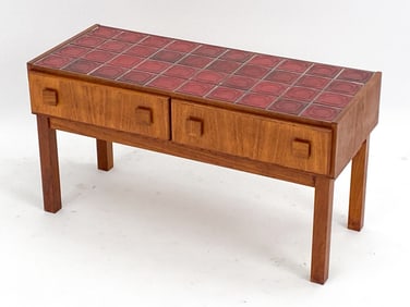 DANISH TEAK LOW CHEST C. 1970