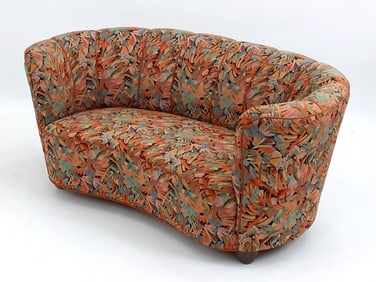 ATTR. VIGGO BOESEN FOR SLAGELSE DANISH BANANA SOFA