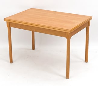 FRITZ HANSEN BEECHWOOD EXTENDABLE TABLE