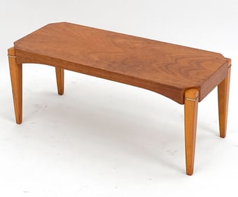 EARLY IKEA STYLE TEAK BENCH, C.1960S
