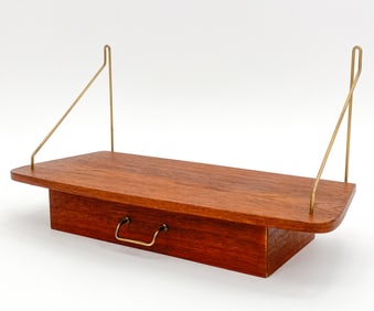 MID-CENTURY DANISH FLOATING SHELF
