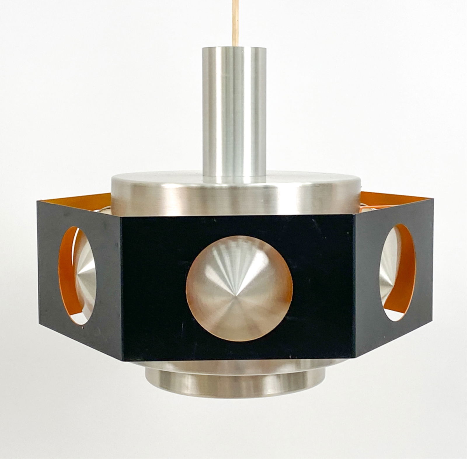 DANISH FOG & MORUP PENDANT LIGHT, C. 1970 (1 of 7)