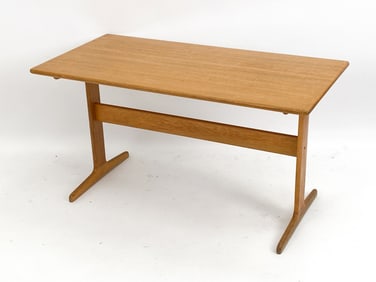 ERIK BUCH FOR O.D. MOBLER OAK TABLE C. 1970