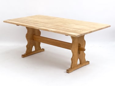 DANISH HENNING KJAERNULF OAK DINING TABLE