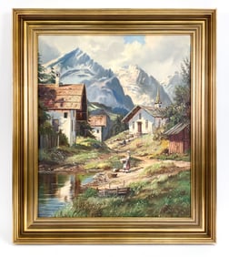 KJELD KRAUTWALD (DANISH 1919-2000) O/C