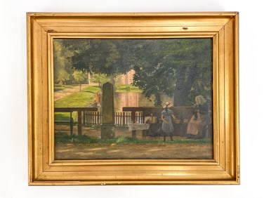 DANISH LANDSCAPE OIL ON CANVAS