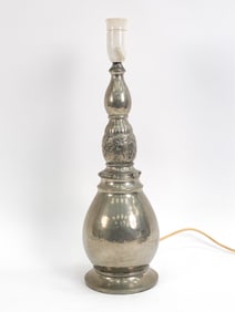 JUST ANDERSEN DANISH PEWTER TABLE LAMP