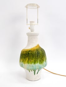 MARCELLO FANTONI ITALIAN CERAMIC TABLE LAMP