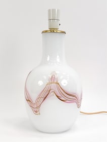 HOLMEGGAERD GLASS & BRASS TABLE LAMP