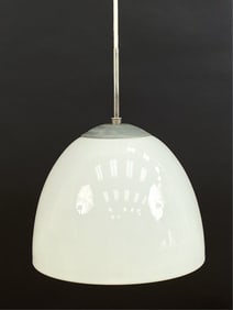 MID-CENTURY DANISH GLASS PENDANT LIGHT