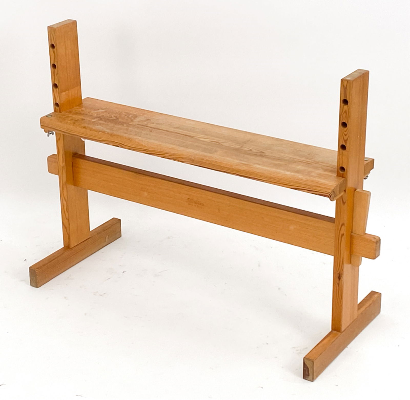 SCANDINAVIAN PINE PIANO BENCH C.1970 (1 of 9)