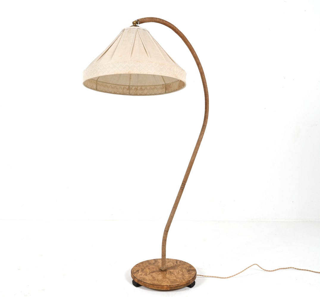 SWEDISH MODERN ARC FLOOR LAMP C.1960'S (1 of 18)