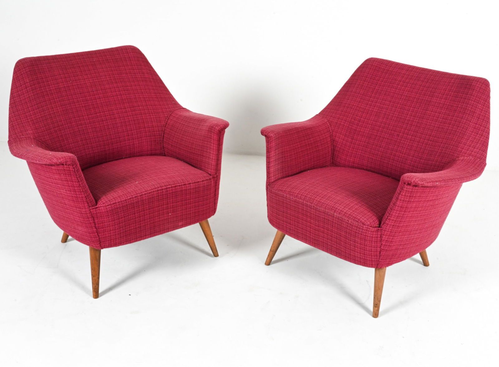 (2) MID-CENTURY DUTCH COCKTAIL CHAIRS C.1970'S (1 of 12)