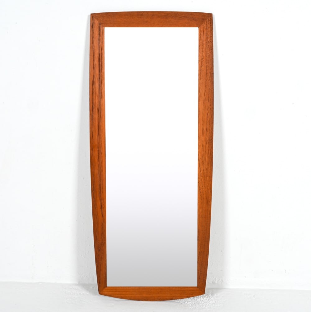 DANISH MID-CENTURY TEAK MIRROR C.1960'S (1 of 8)