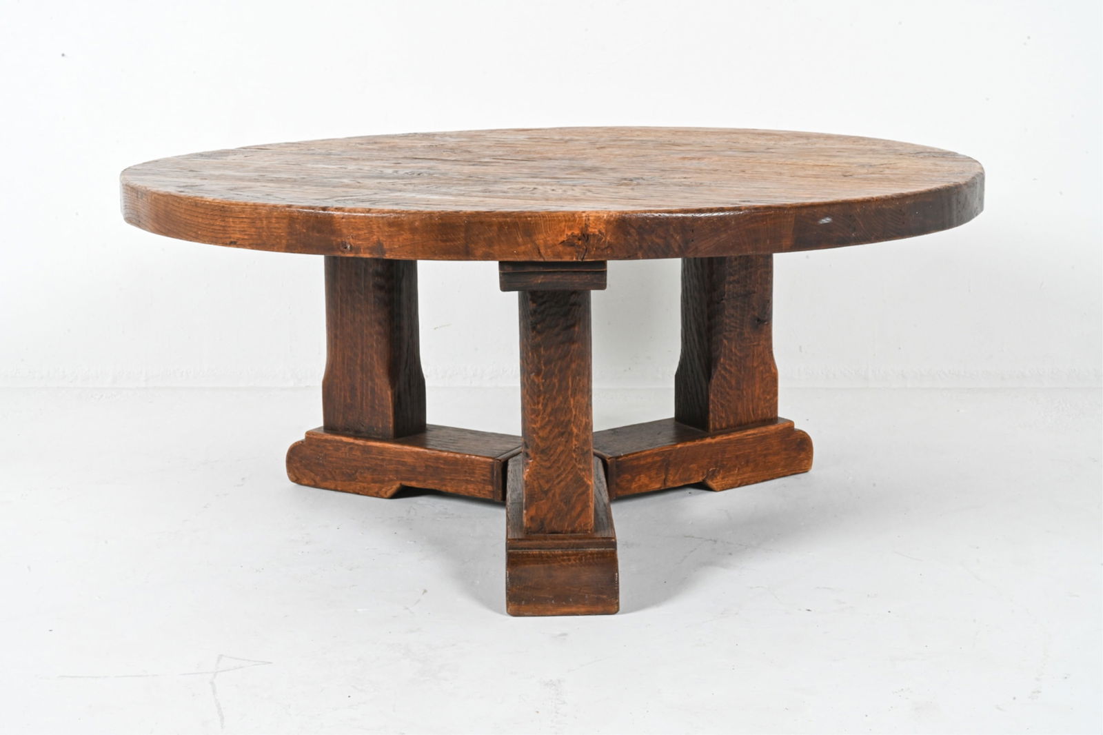 DUTCH OAK COFFEE TABLE C.1970'S (1 of 9)