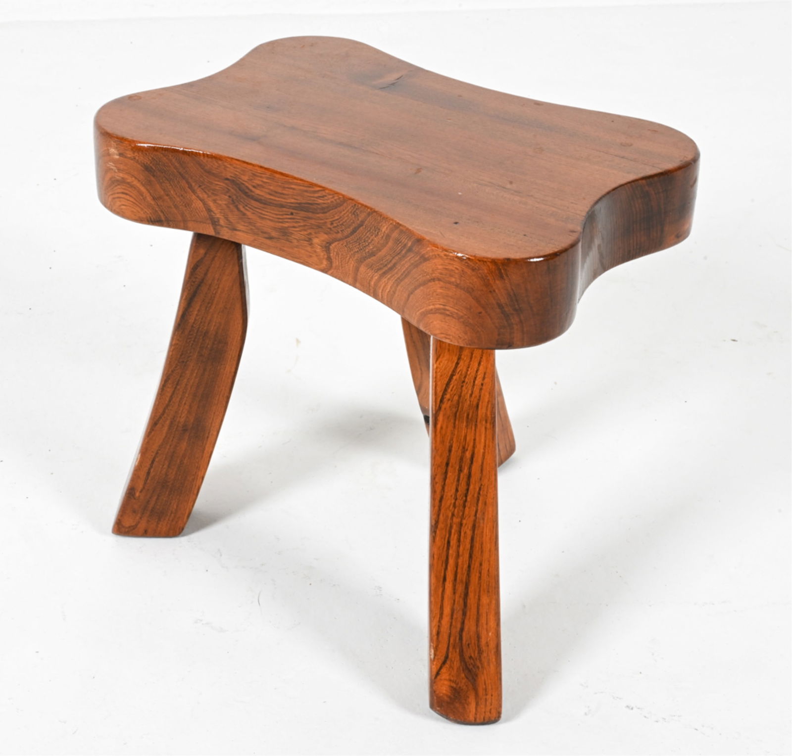 DUTCH OAK MILK STOOL C.1950'S (1 of 13)