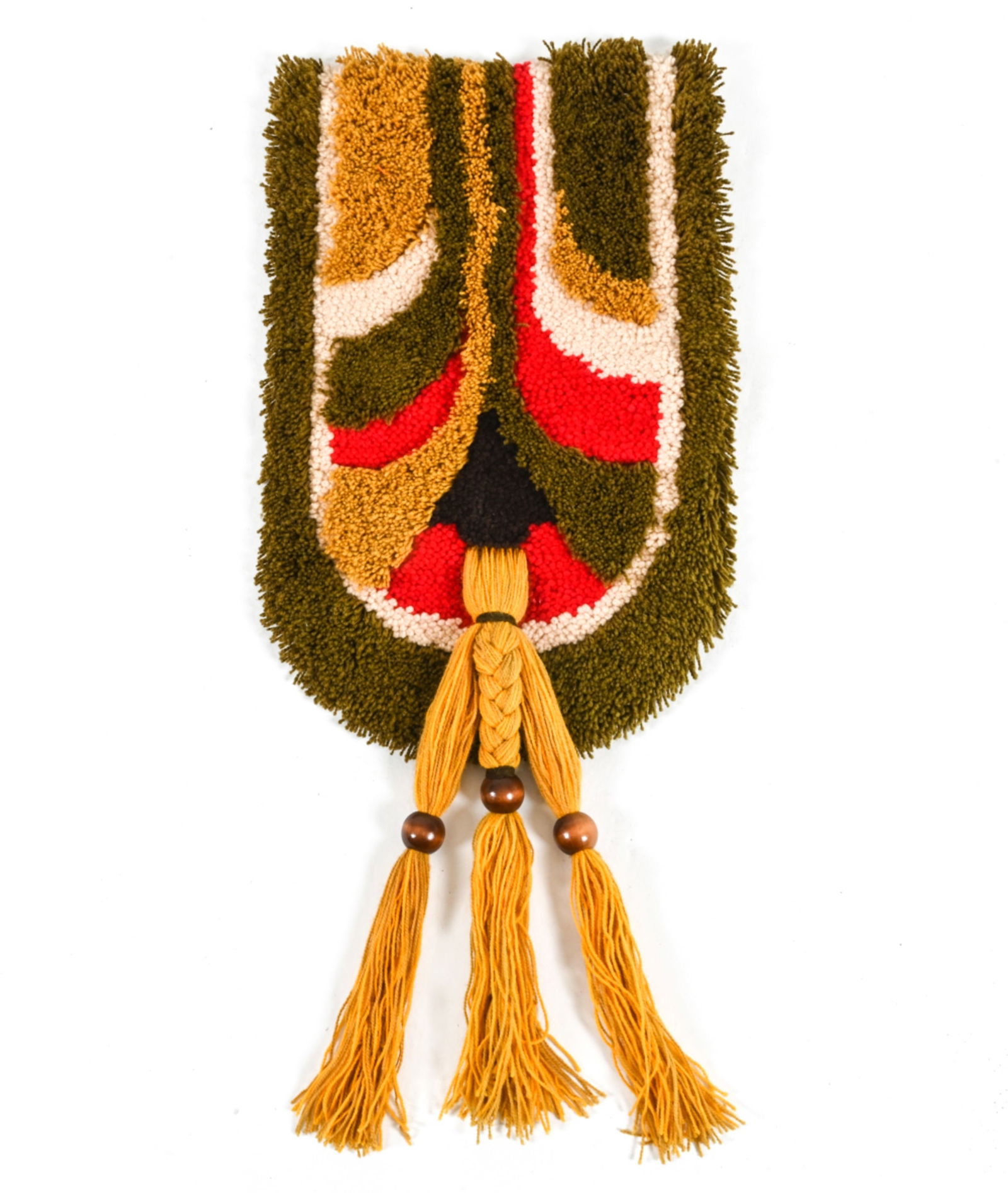 SWEDISH WOOL RYA WALL TAPESTRY, C. 1970'S (1 of 14)