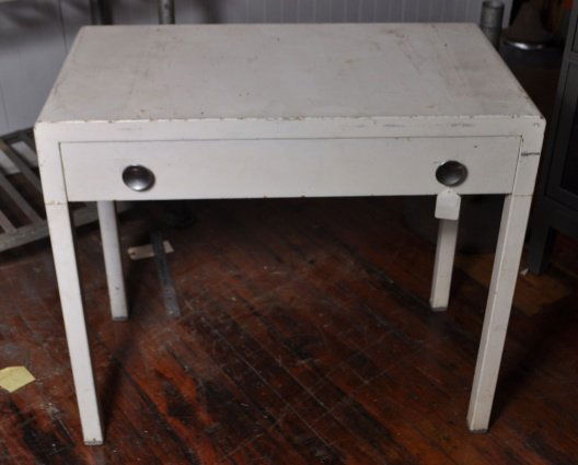 429 Norman Bel Geddes Steel Vanity Or Desk Oct 22 2012