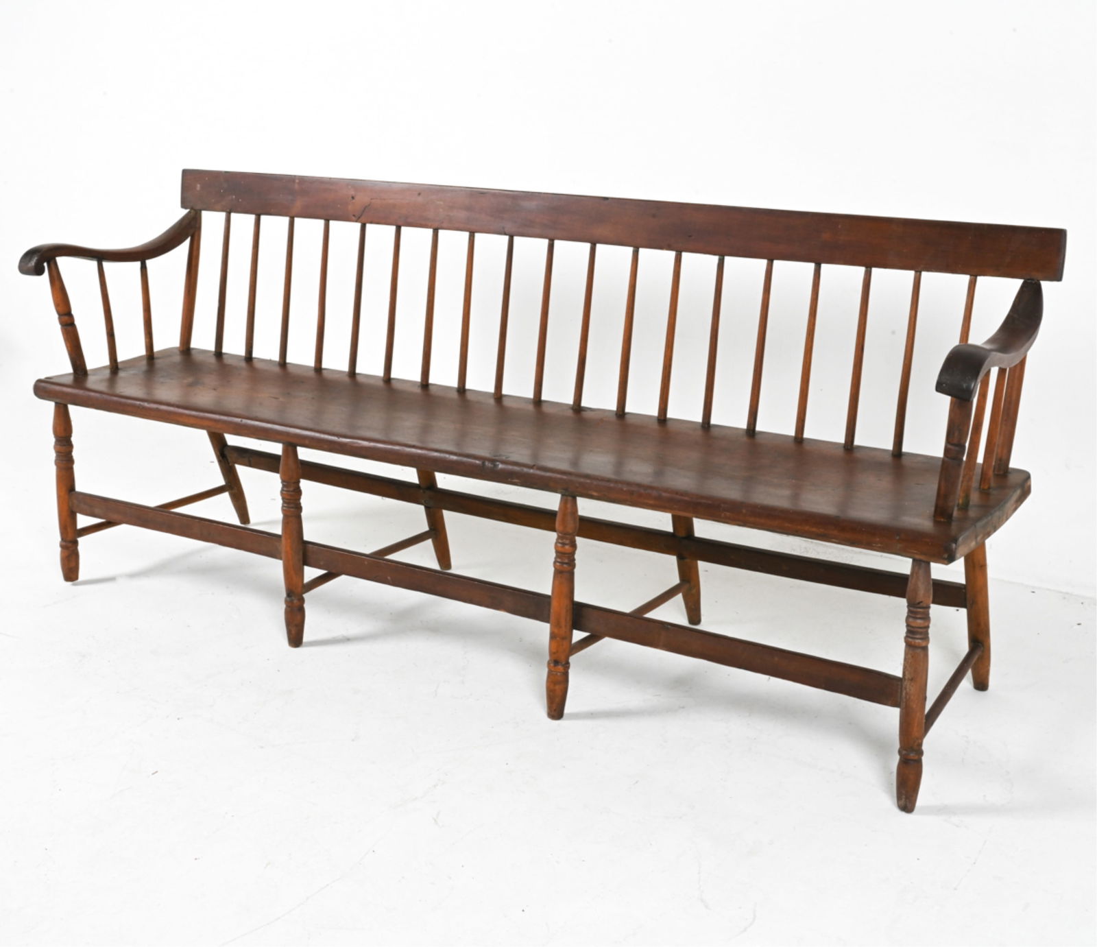 19TH C. WINDSOR BENCH (1 of 14)