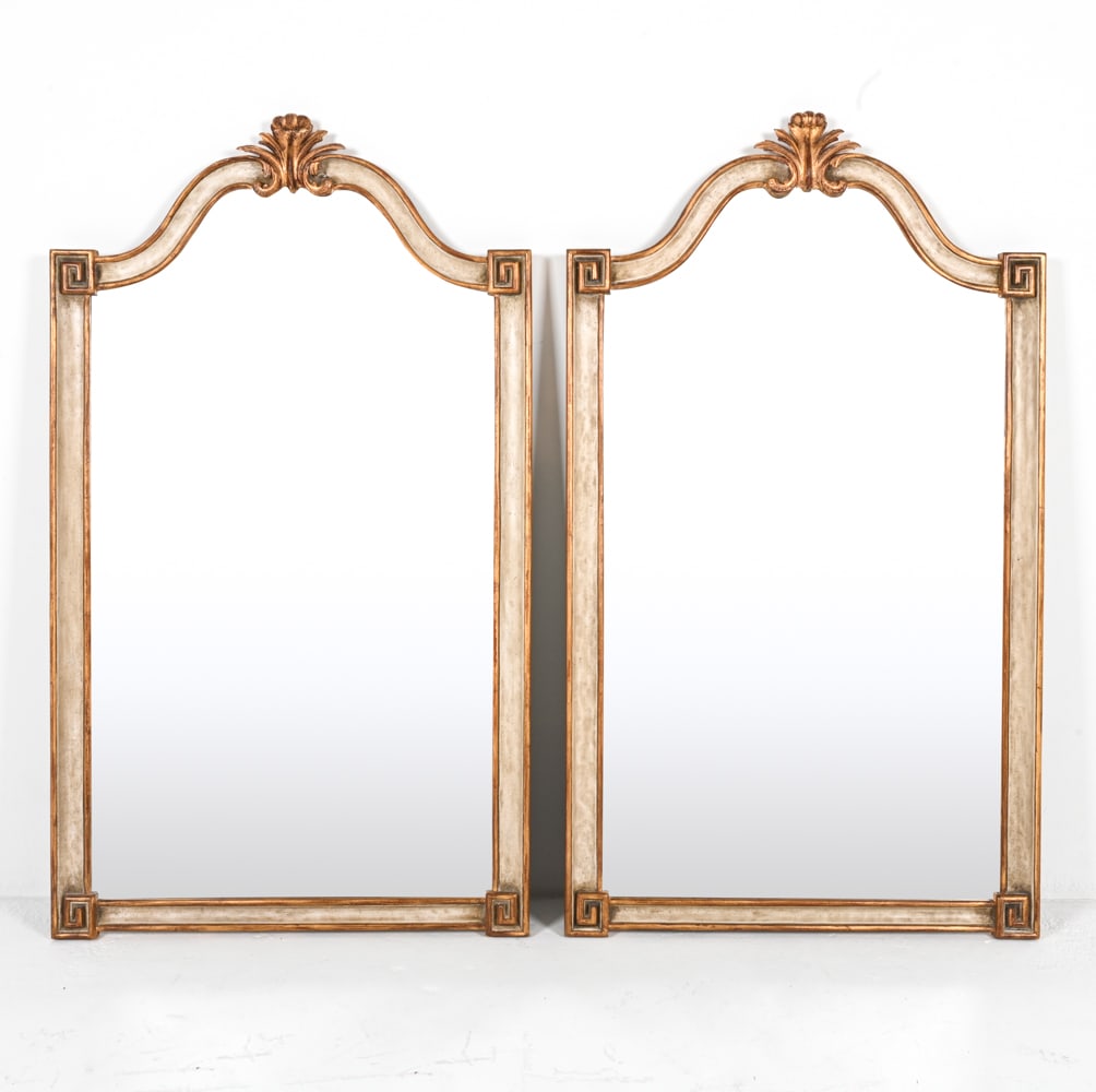 (2) NEOCLASSICAL STYLE CARVED AND GILT MIRRORS (1 of 10)