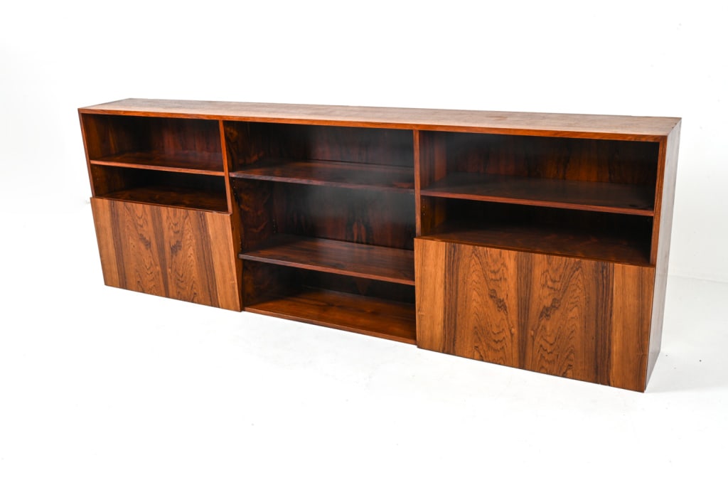 IB KOFOD LARSEN ROSEWOOD WALL CABINET (1 of 10)