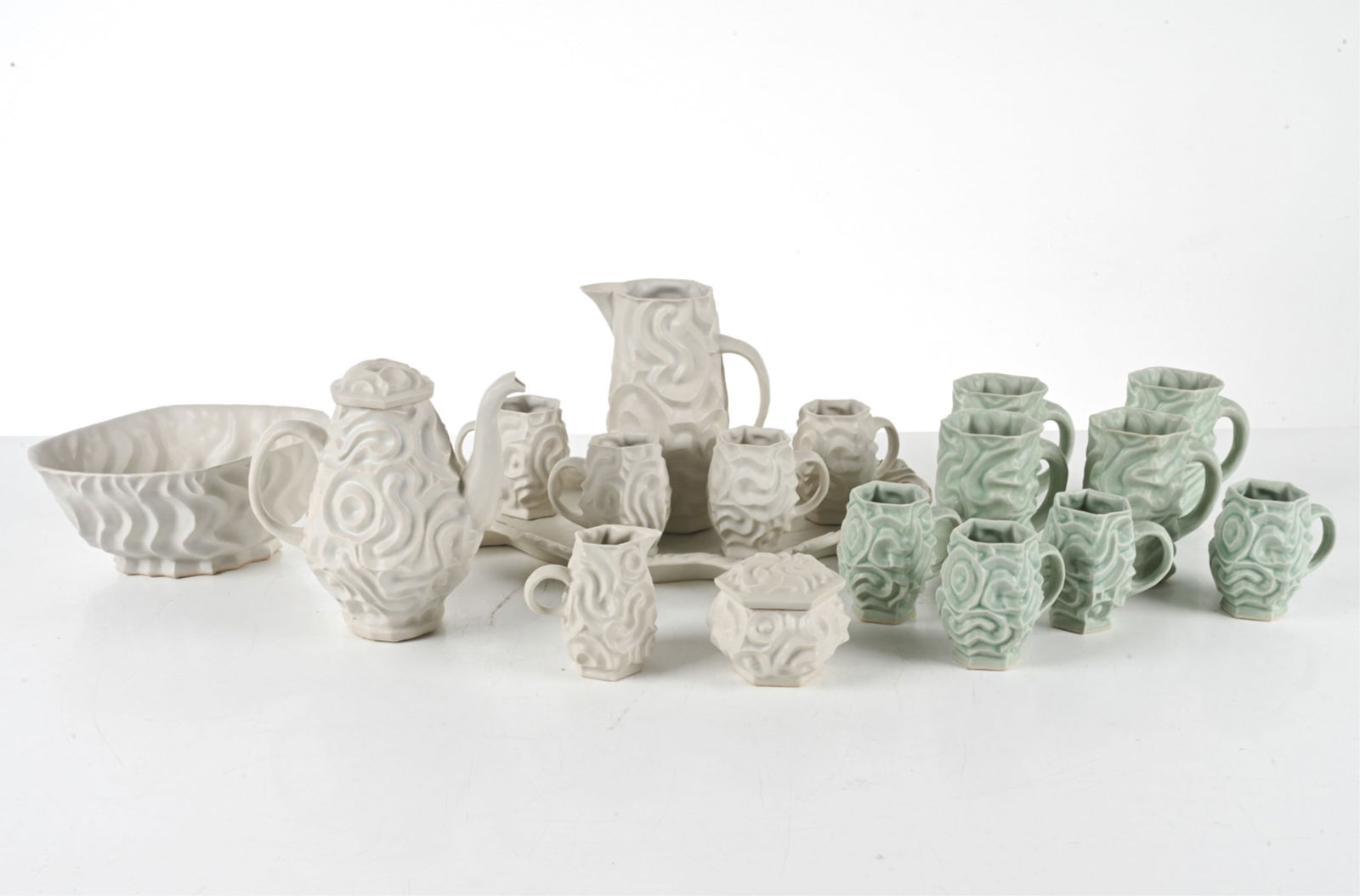 ABSTRACT STUDIO CERAMIC GROUPING (1 of 19)