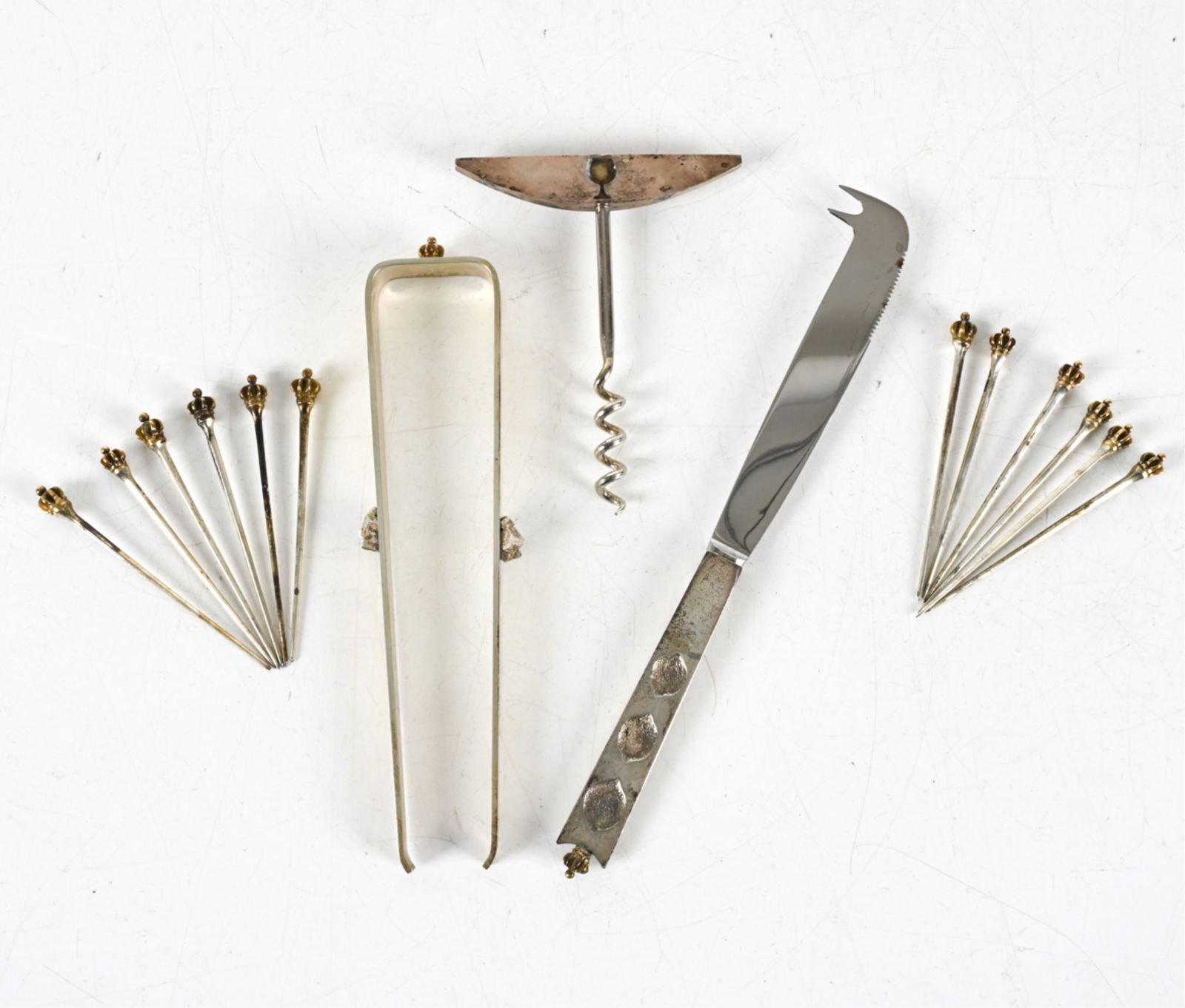 UWE MOLTKE, DANISH (1930-2008) STERLING PARTY WARE (1 of 9)