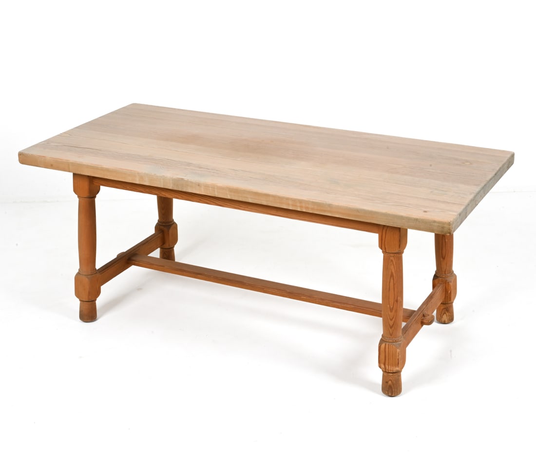 ATTR. KROGENAES NORWEGIAN PINE LARGE COFFEE TABLE (1 of 19)