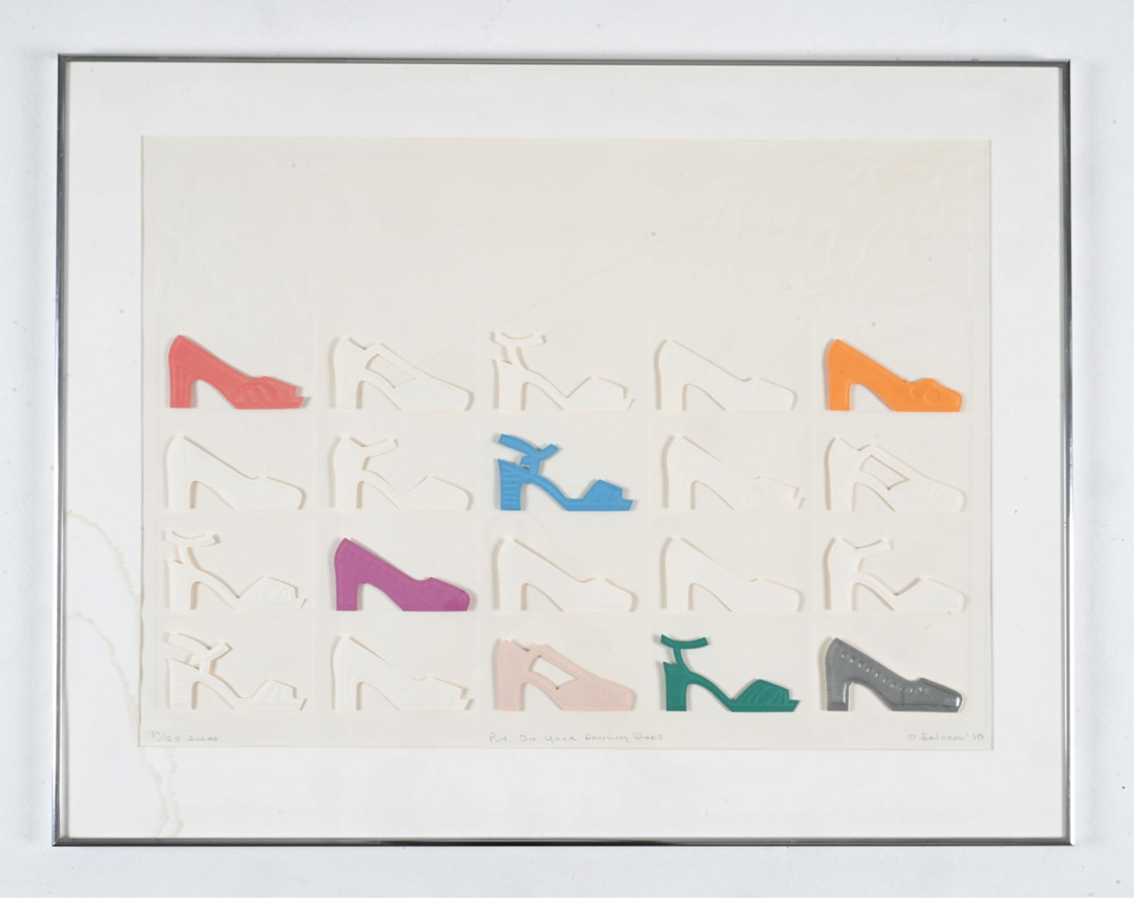 SALAZAR LTD. ED. EMBOSSED SHOES PAPERCUT (1 of 14)