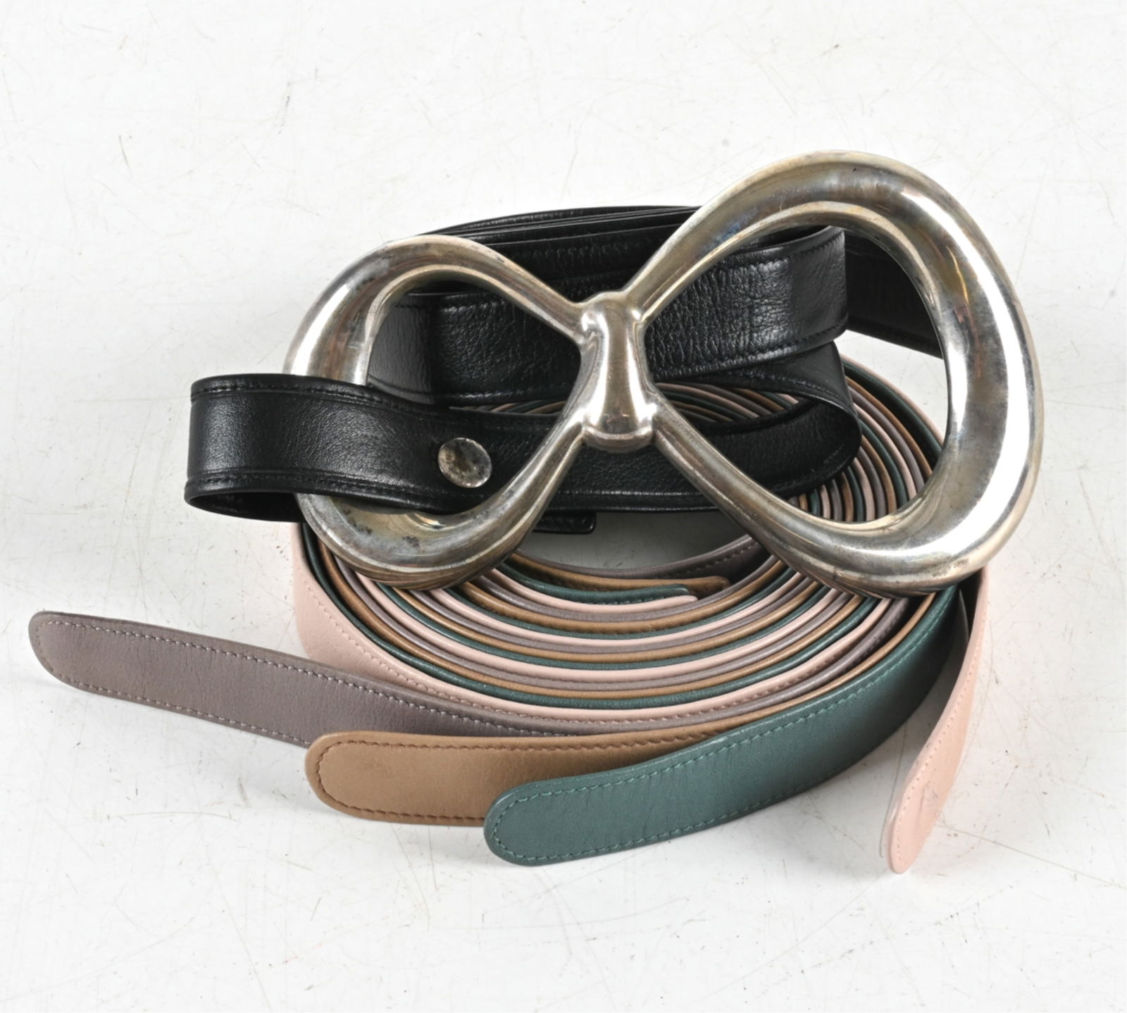 VINTAGE ELSA PERETTI TIFFANY SILVER & LEATHER BELT (1 of 7)