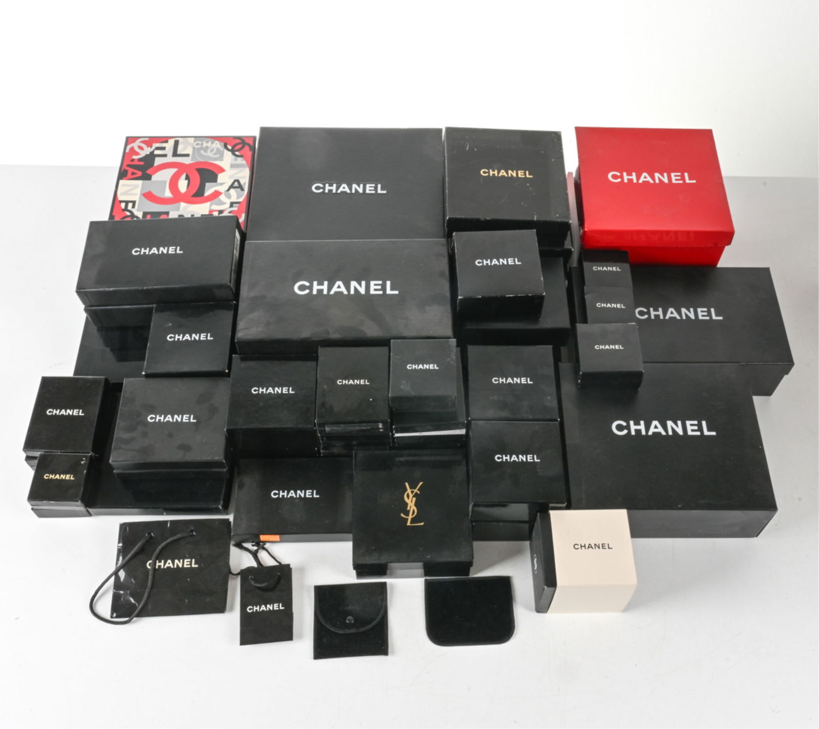 GROUPING OF CHANEL BOXES (1 of 9)
