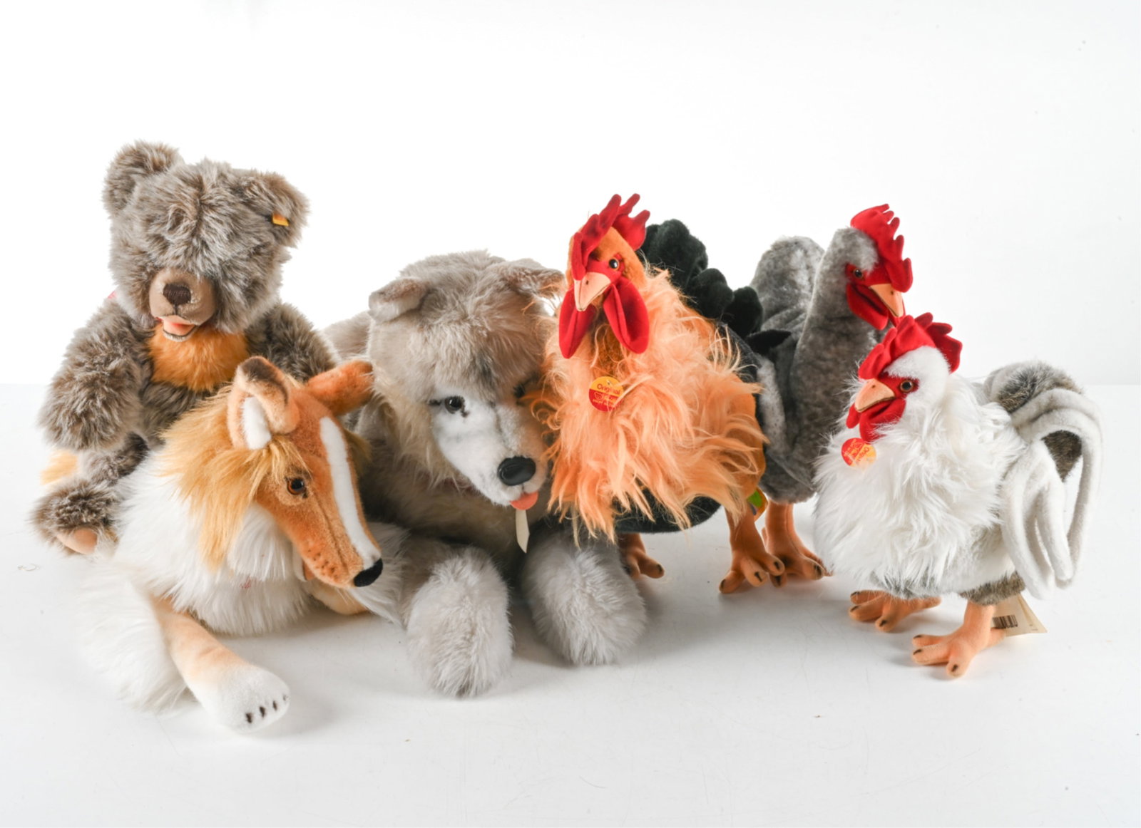 GROUPING OF STEIFF ANIMALS (1 of 14)
