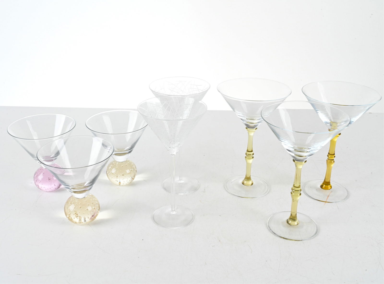 (8) GLASS STEMWARE GROUPING (1 of 10)