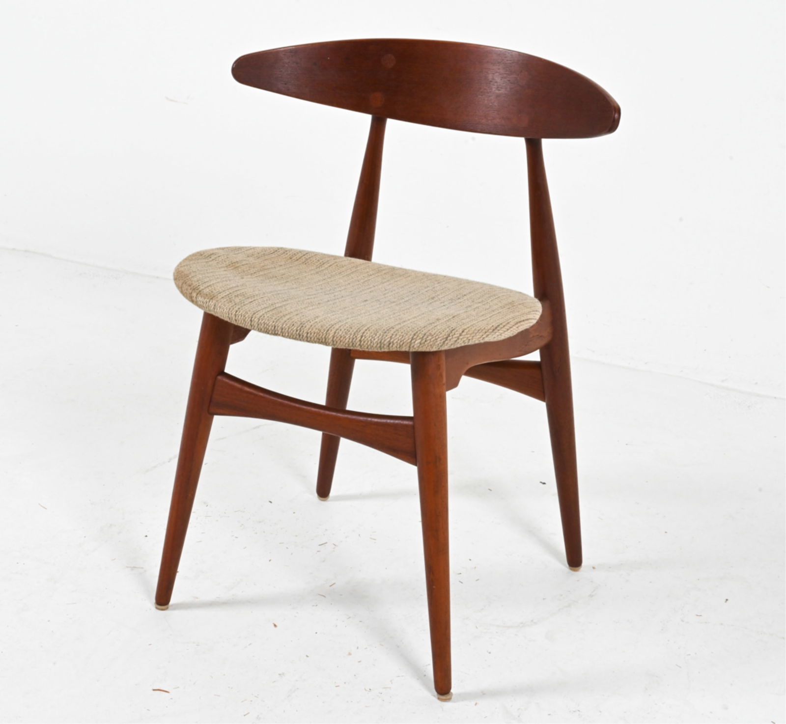 TEAK SIDE CHAIR BY HANS J WEGNER FOR CARL HANSEN (1 of 14)