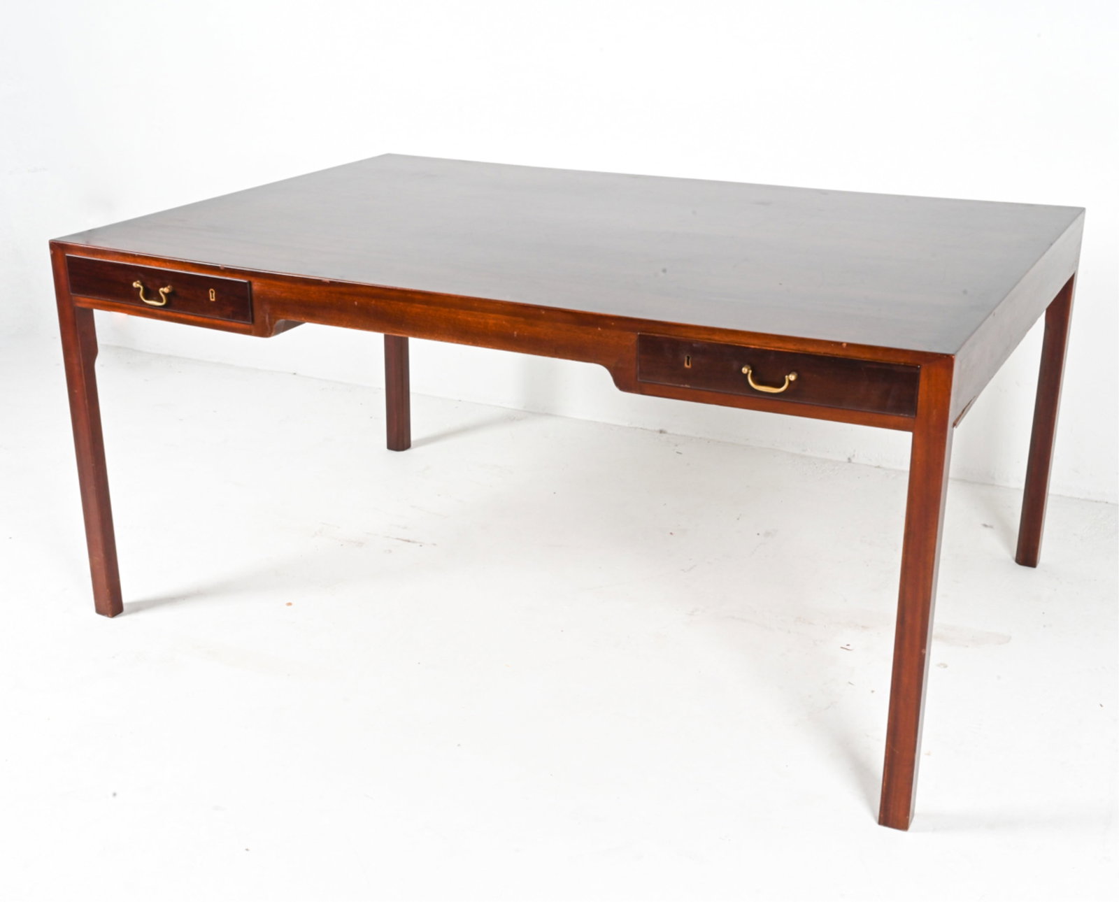 MID-CENTURY MAHOGANY DESK BY FRITZ HENNINGSEN (1 of 15)