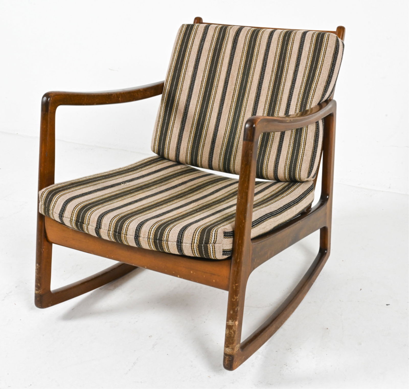 DANISH TEAK ROCKER BY OLE WANSCHER, C.1950'S (1 of 14)