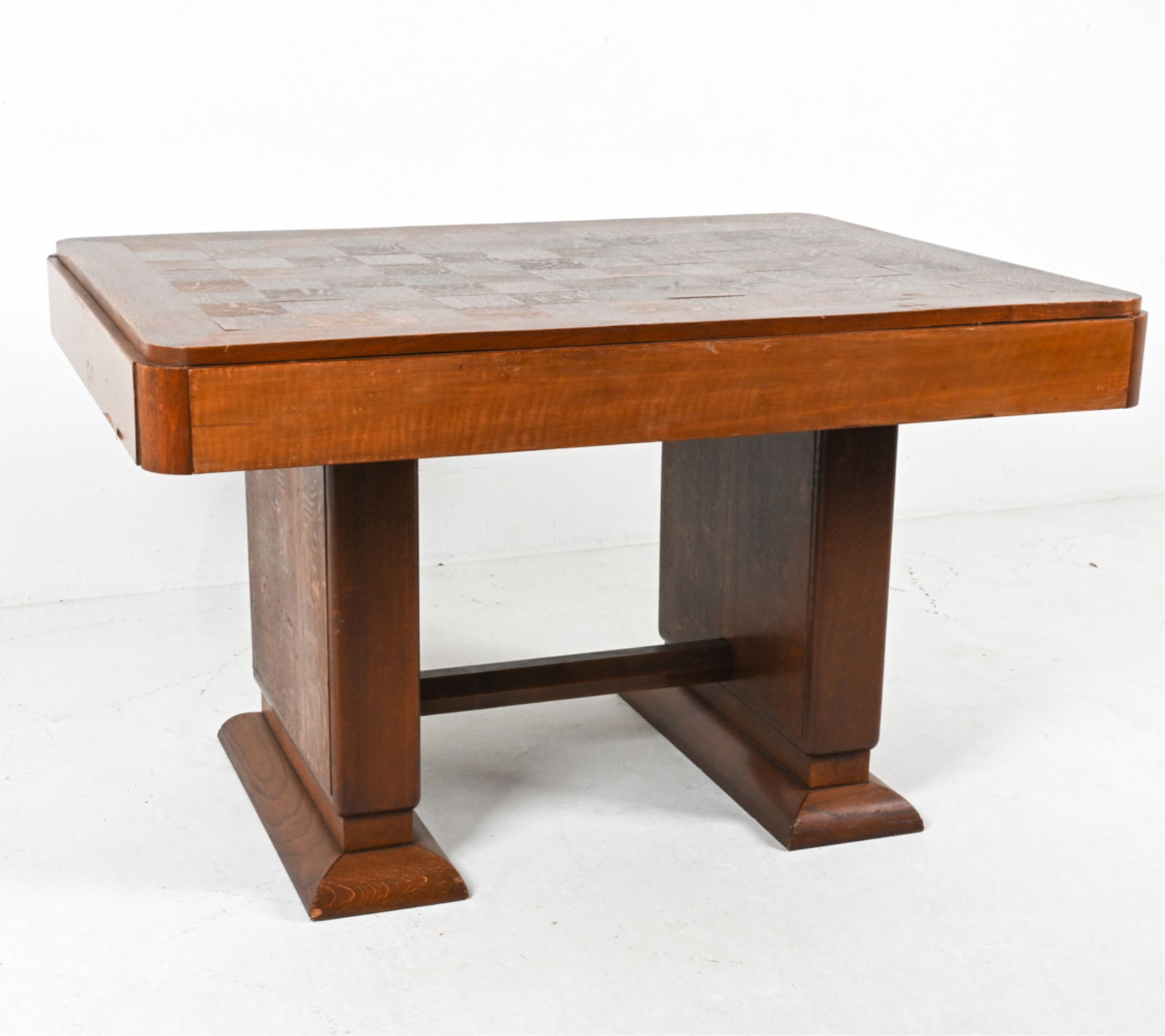 ART DECO OAK PARQUETRY DINING TABLE (1 of 20)
