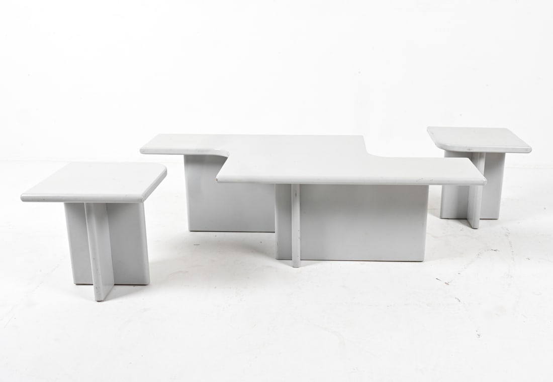FRENCH MODULAR COFFEE TABLE AND CHAIRS (1 of 17)