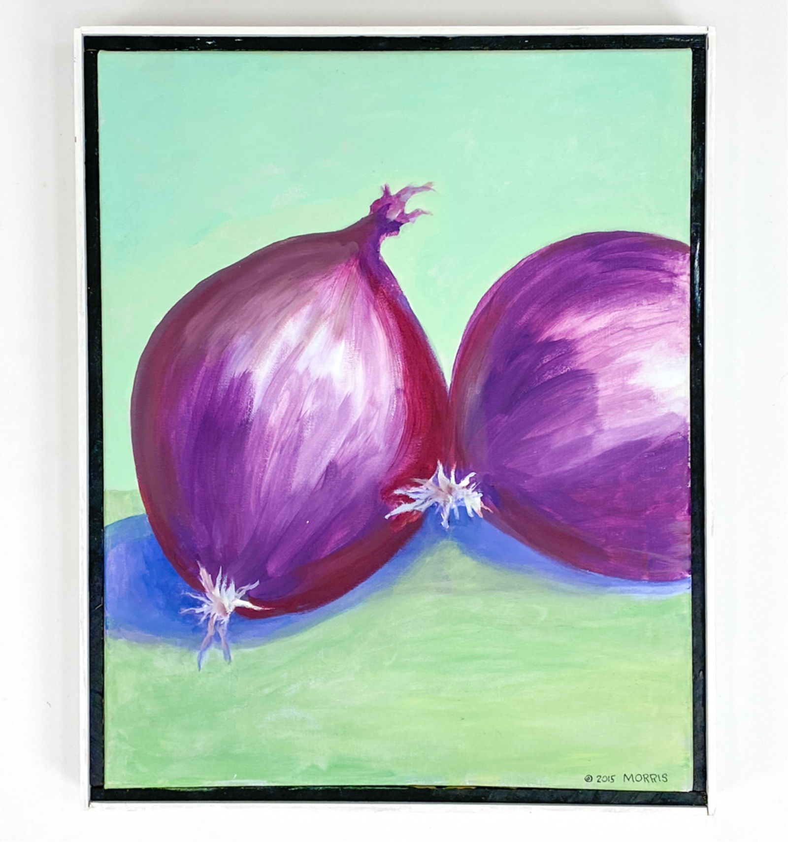 MICHAEL MORRIS STILL LIFE ONIONS O/C (1 of 8)
