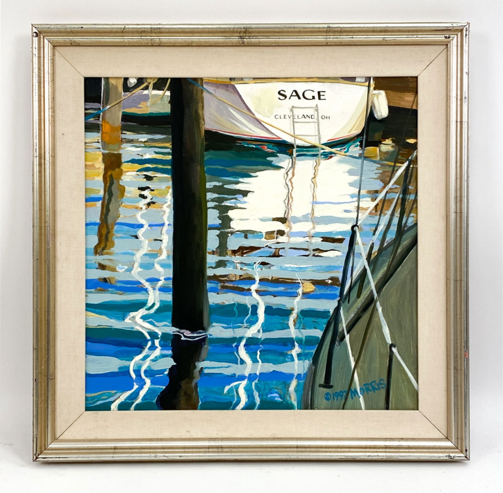 MICHAEL MORRIS MASSUREALIST OIL ON WOOD PANEL (1 of 7)