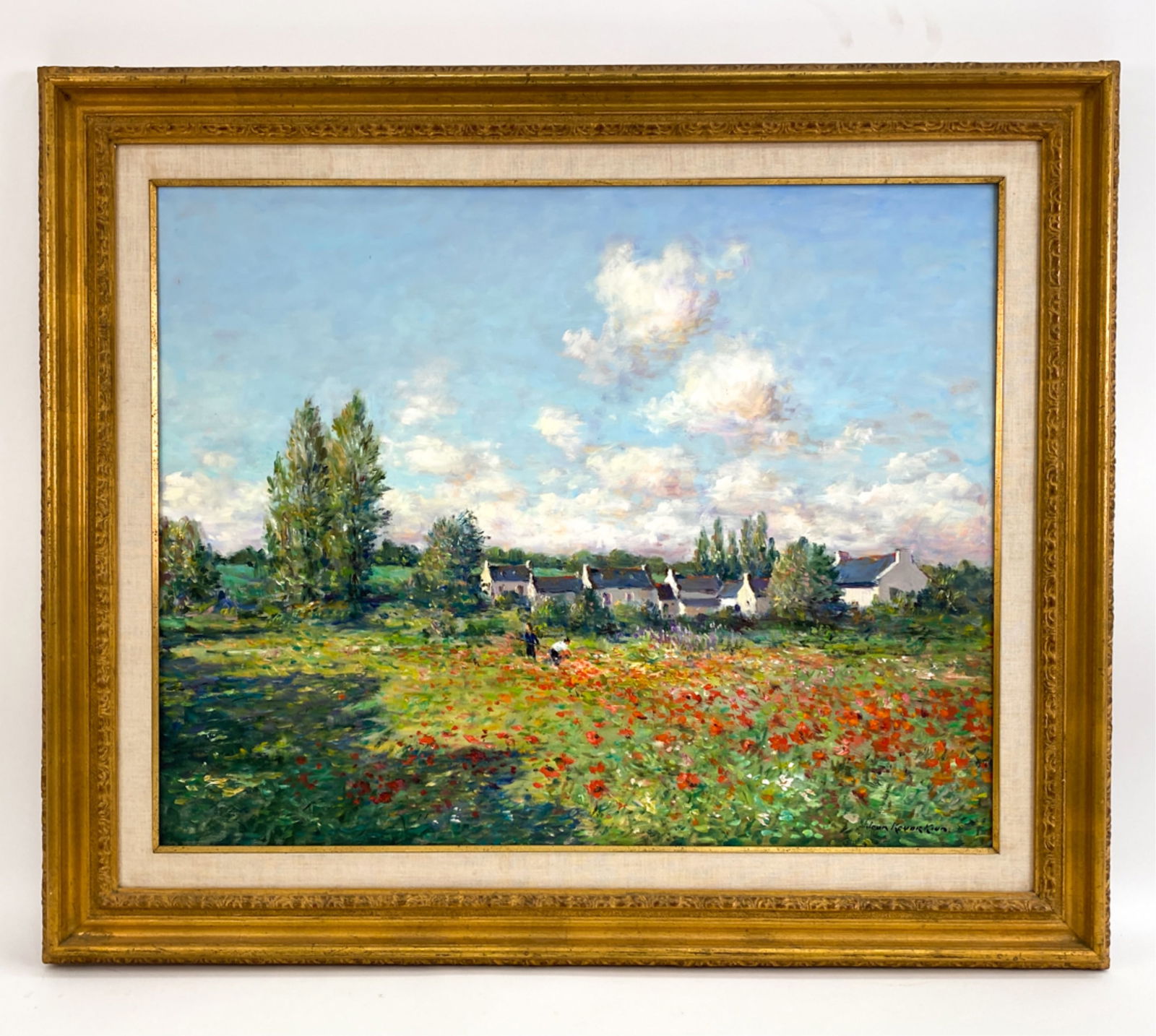 JEAN KEVORKIAN (FRENCH, B. 1933) LANDSCAPE O/C (1 of 10)