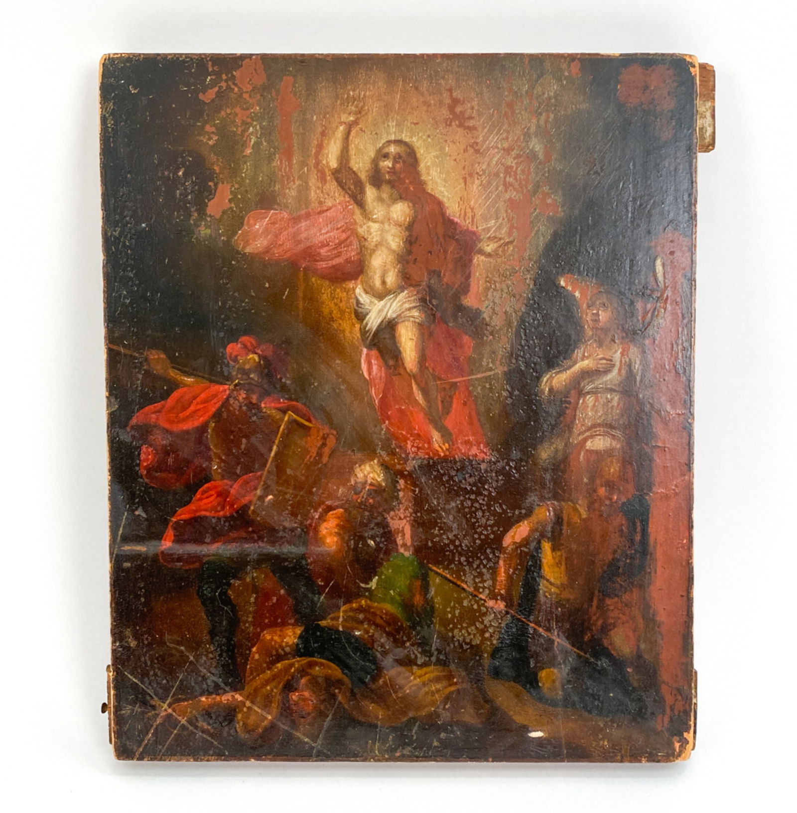 19TH C. ORTHODOX ASCENSION OIL ON PANEL (1 of 10)
