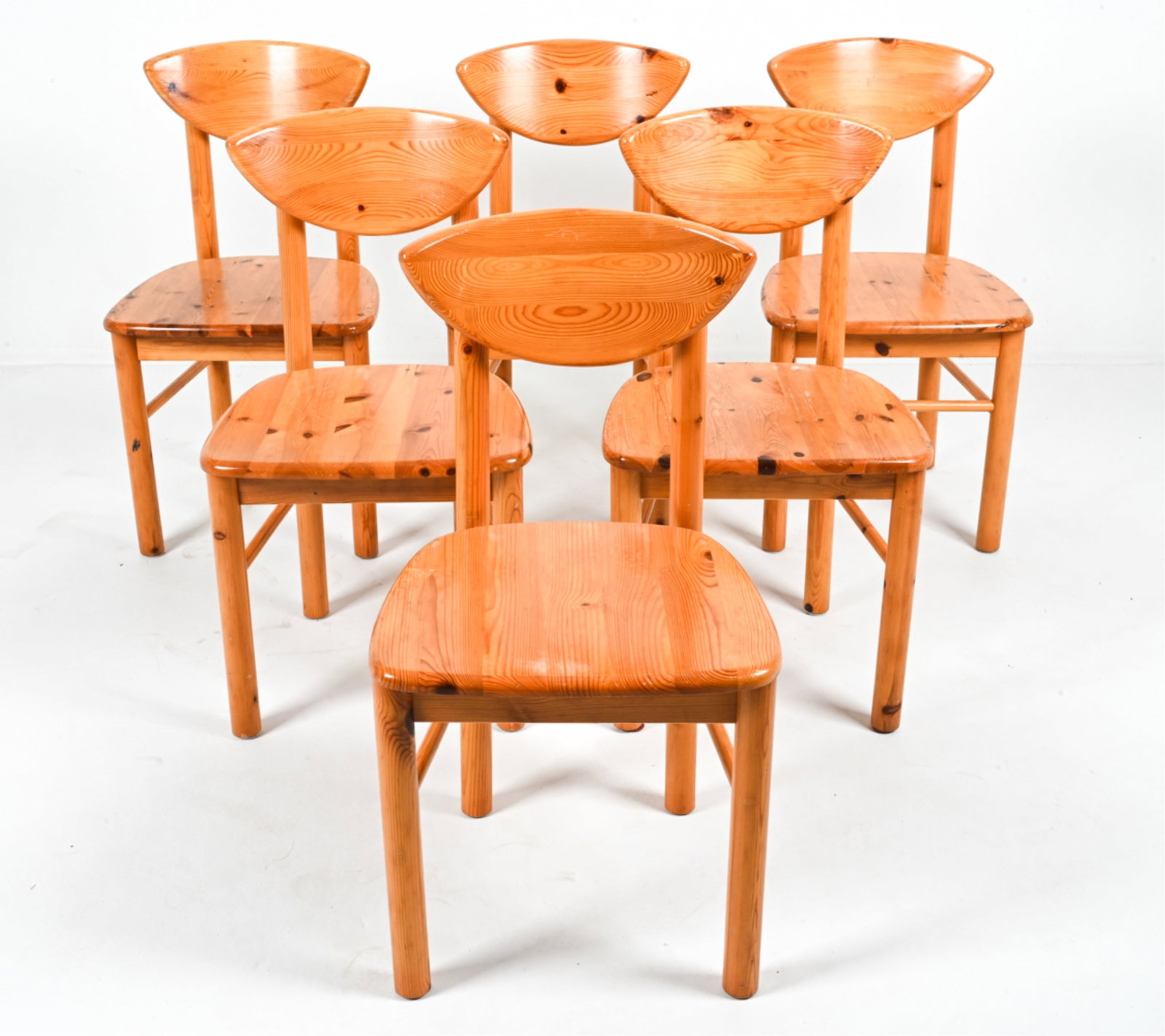 (6) DANISH PINE SIDE CHAIRS BY RAINER DAUMILLER (1 of 16)