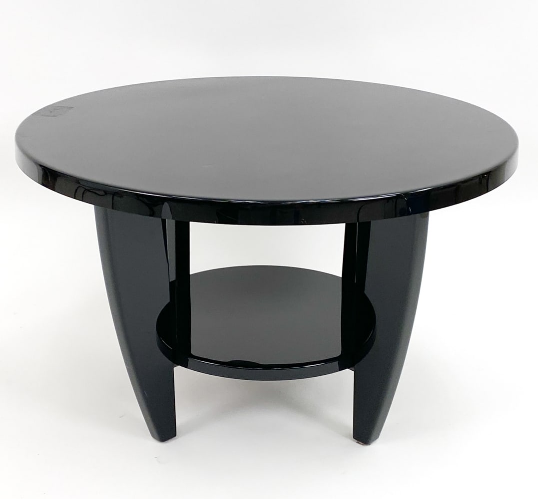 VINTAGE MODERN BLACK COFFEE TABLE (1 of 8)