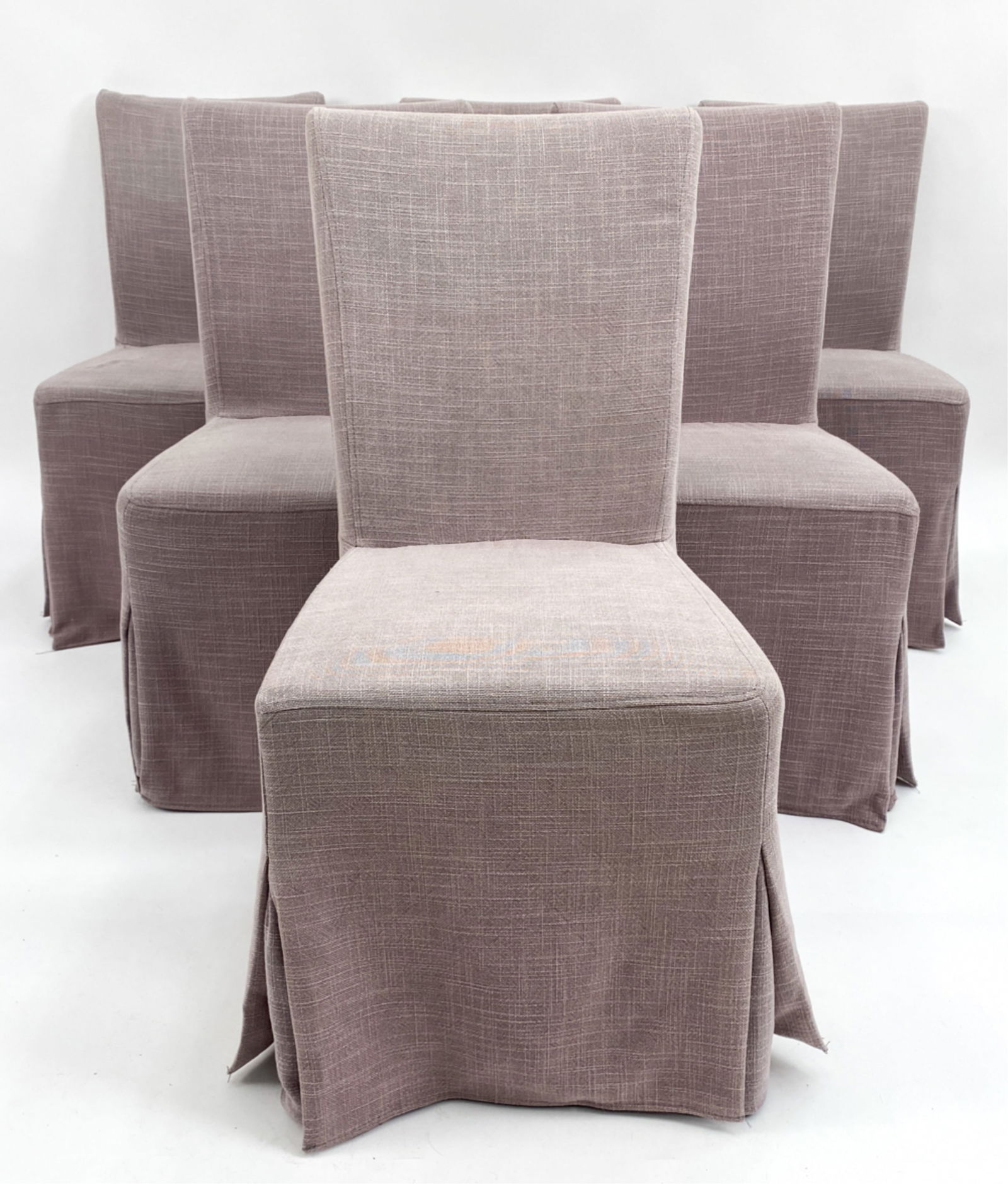 (6) CONTEMPORARY PARSONS DINING CHAIRS (1 of 14)