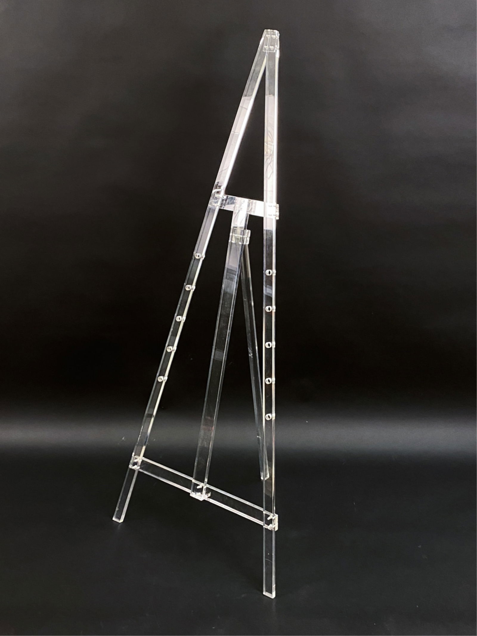 MODERNIST LUCITE EASEL (1 of 7)